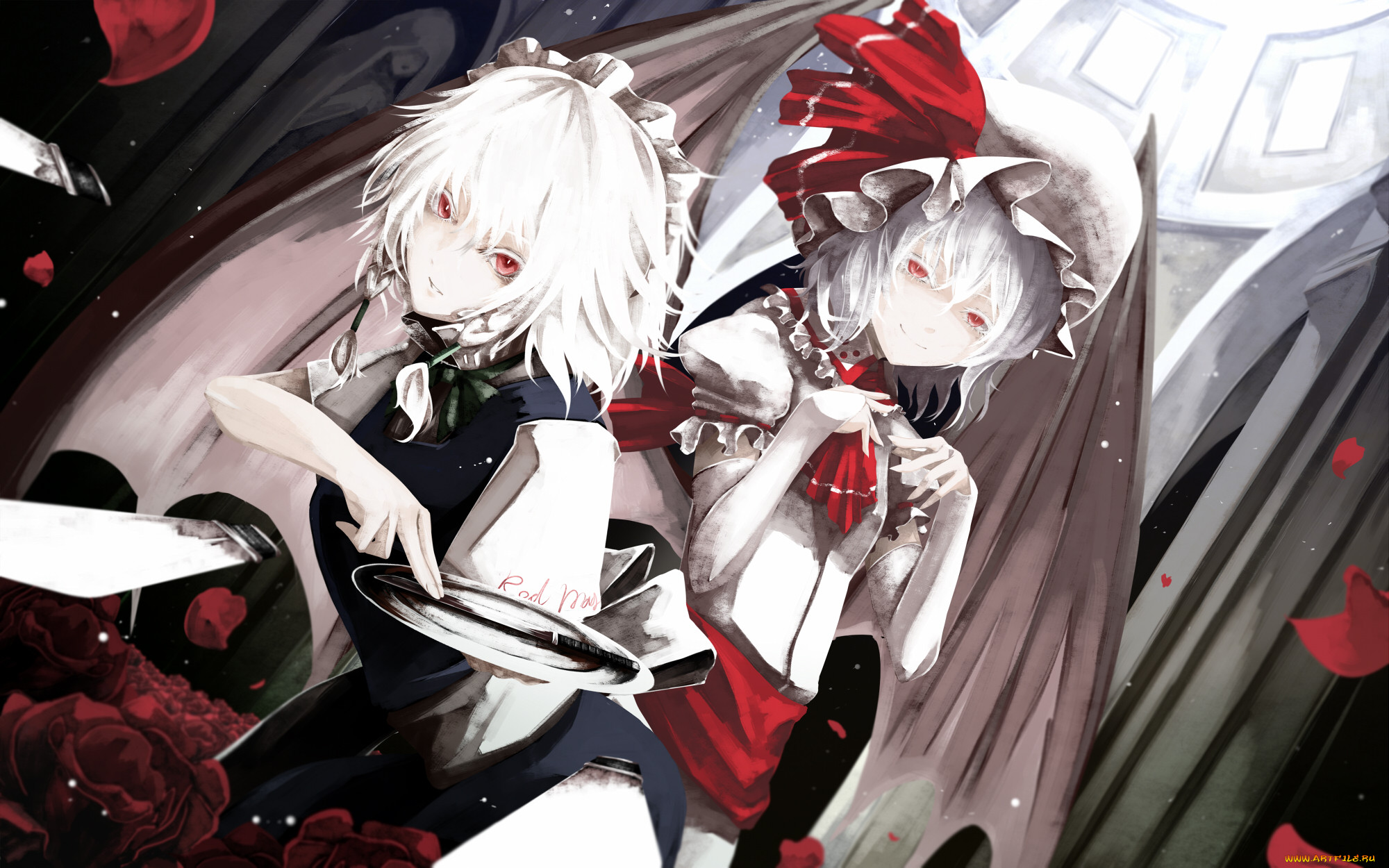 , touhou, remilia, scarlet, izayoi, sakuya